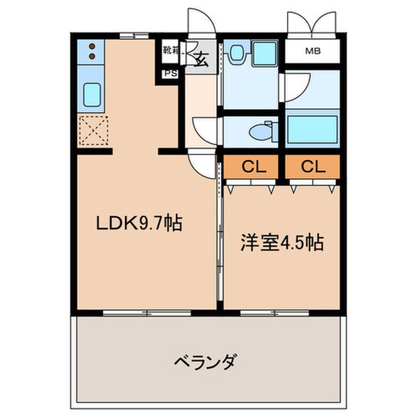 間取図 ウエスト フルハウス