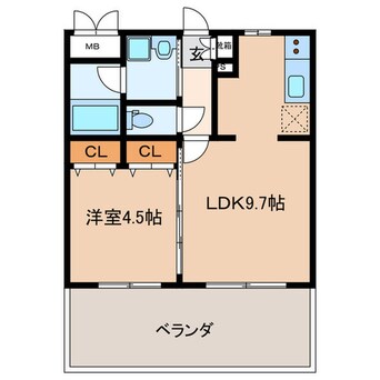 間取図 ウエスト フルハウス