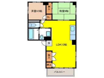 間取図 進藤ビル（401）