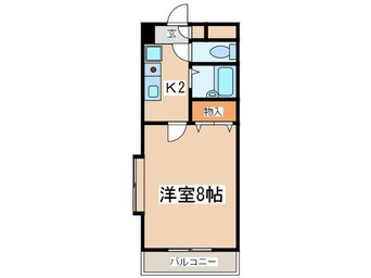 間取図 リ－ブラ都府楼　壱番館