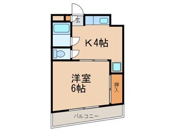 間取図 コーポ紫苑