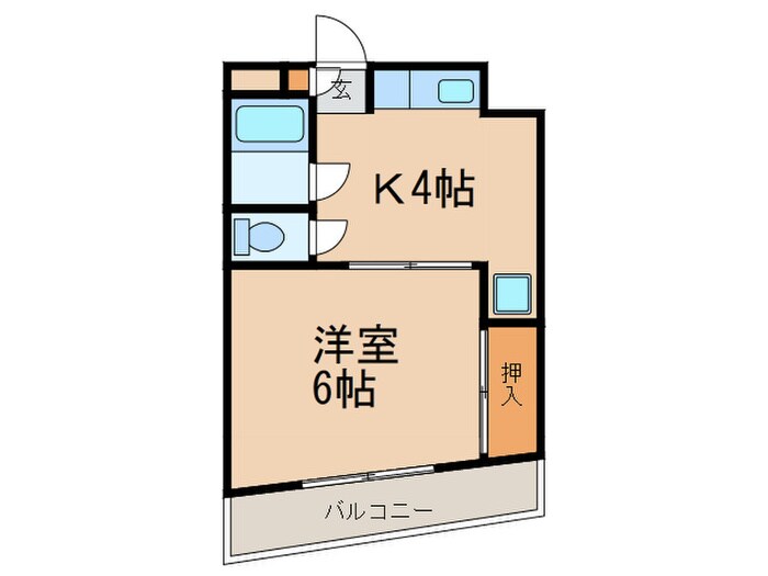 間取り図 コーポ紫苑