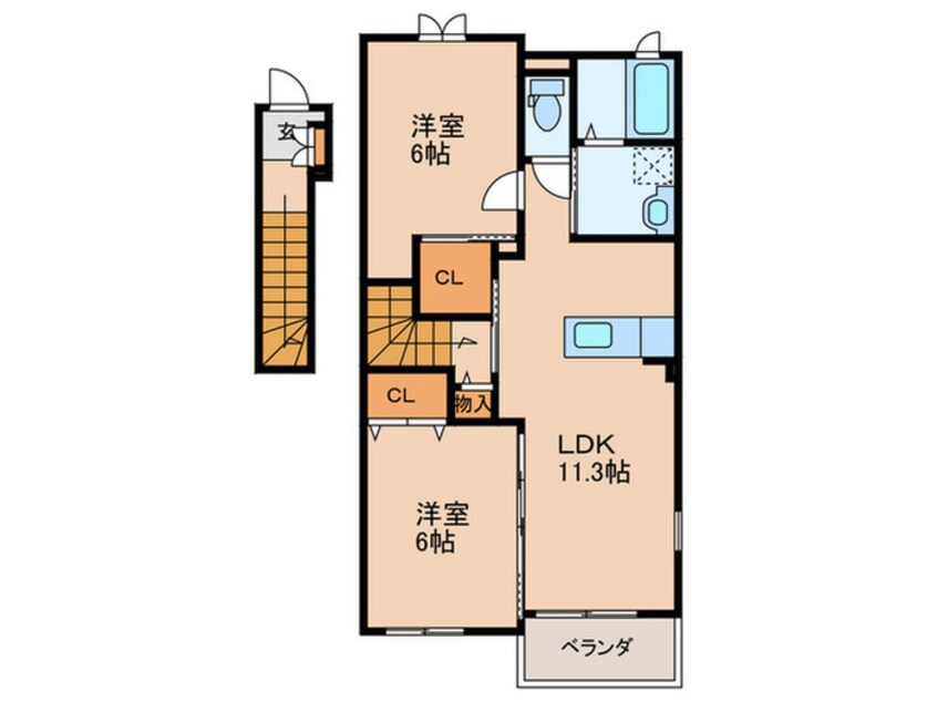 間取図 レジデンス　カレント