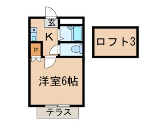 間取図 レオパレス21皇后崎