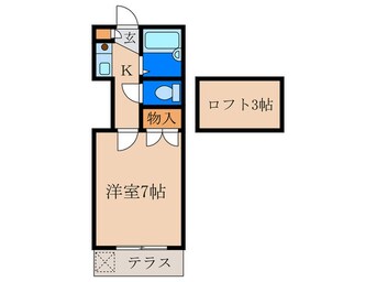 間取図 レオパレス21皇后崎