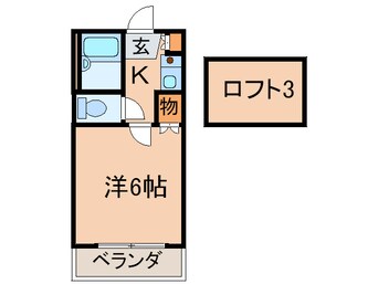 間取図 レオパレス21皇后崎