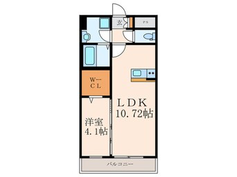 間取図 SOLUNA南小倉駅前Ⅰ