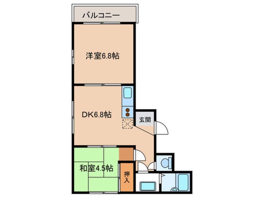 間取図 藤崎カステリア