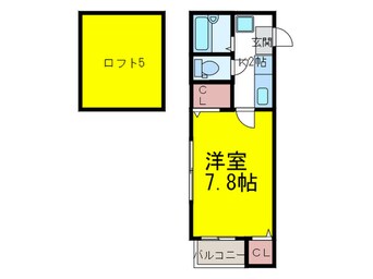 間取図 ラカ－サ平尾