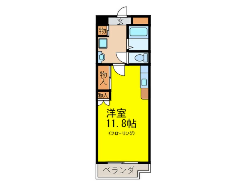 間取図 ブランシュパレ春日原