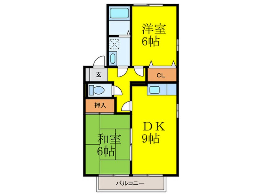 間取図 Ｓ・ＫハウスＢ棟