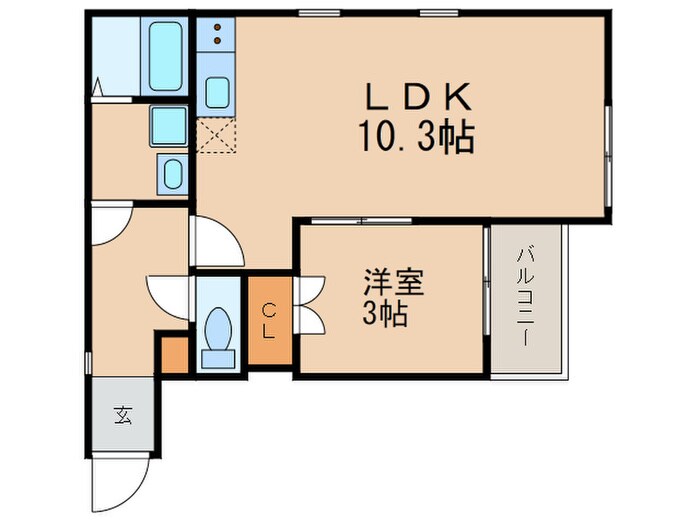 間取り図 Ｃｒｅｃｉａ折立Ｂ棟