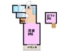 サンシティハウス 1Rの間取り
