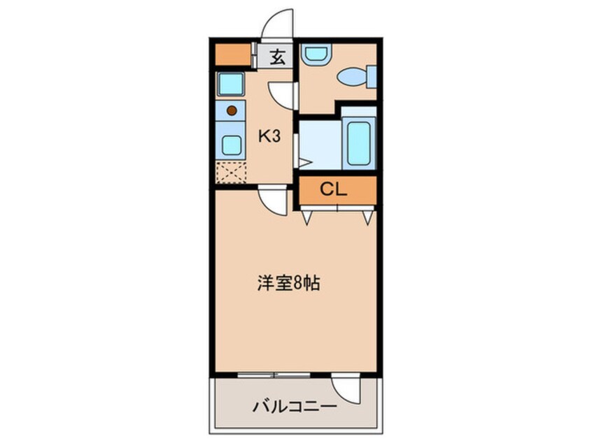 間取図 プレアール県庁前