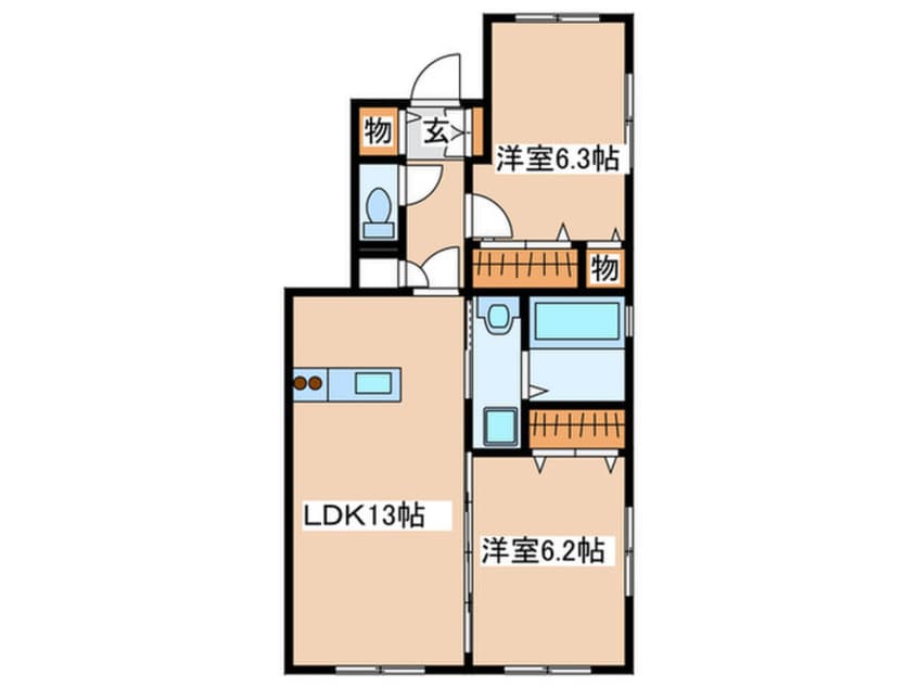 間取図 ステラ武蔵