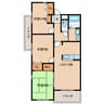 Den．Den星ヶ丘 3LDKの間取り