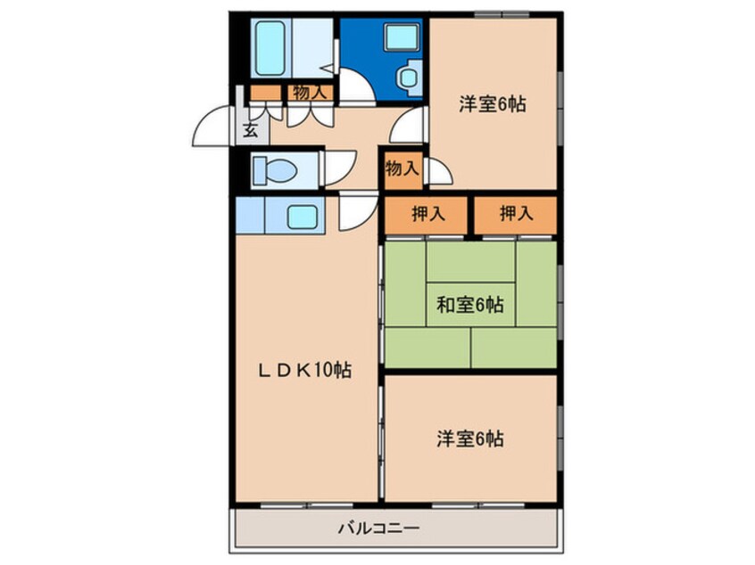 間取図 サンコートＤＯＩ