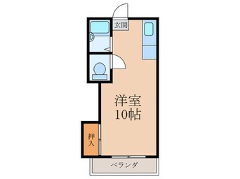 間取図 シティベール中原