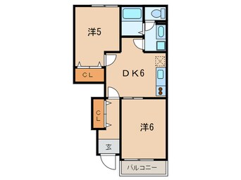 間取図 プレイス赤坂Ⅱ