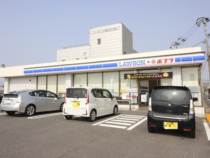 ローソン＆ポプラ赤坂(コンビニ)まで450m プレイス赤坂Ⅱ