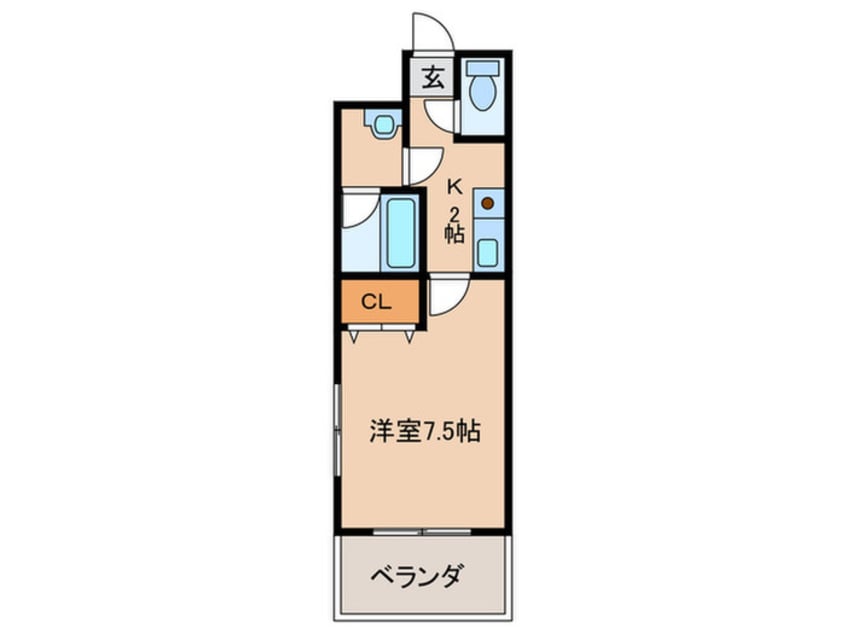 間取図 クリスタルビル