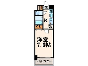 間取図 ｴｽﾃﾑｺ-ﾄ博多駅前ｱｳﾞｪ-ﾙ(1503)
