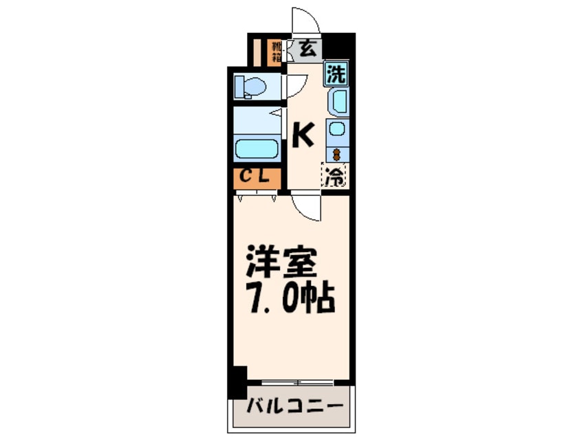 間取図 ｴｽﾃﾑｺ-ﾄ博多駅前ｱｳﾞｪ-ﾙ(1503)