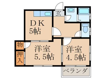 間取図 グレースヴィラ小波瀬