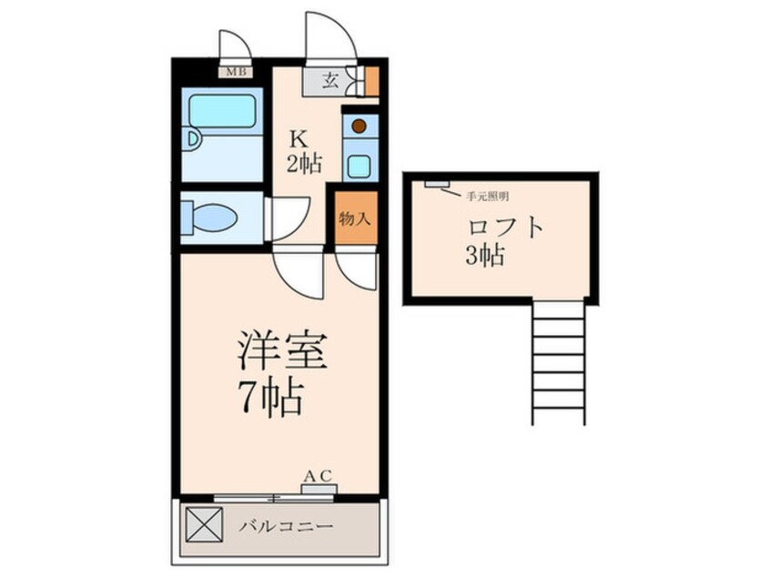 間取図 片野ＪＭハウス