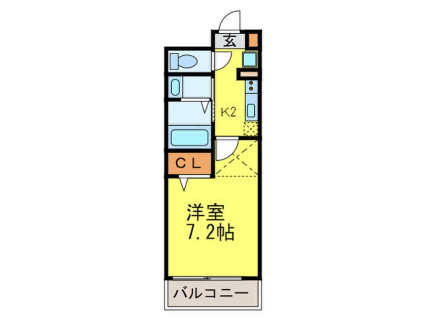 間取図 エスポワール那の川