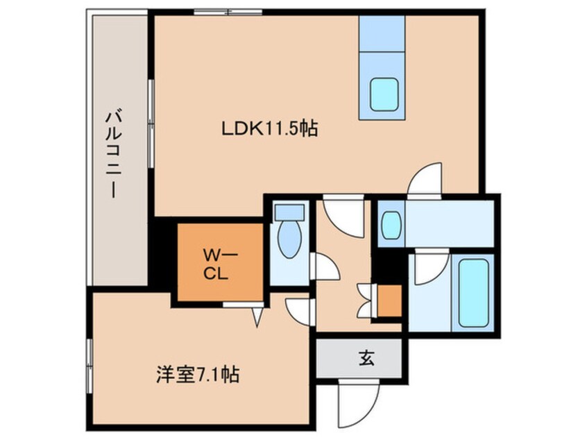 間取図 レスポワールK・H