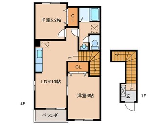 間取図 セレーノ広江 Ⅱ棟