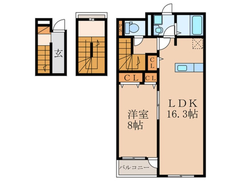 間取図 ピラーズ石田