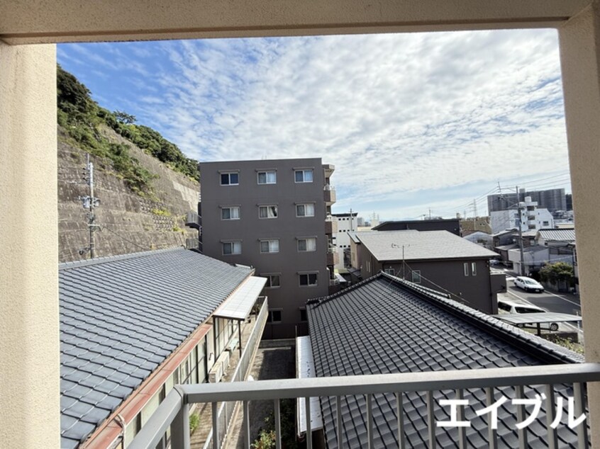 室内からの展望 田上山元交通ビル