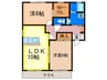 TOMハウス 2LDKの間取り