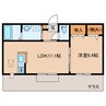 メゾン ドリーム 1LDKの間取り