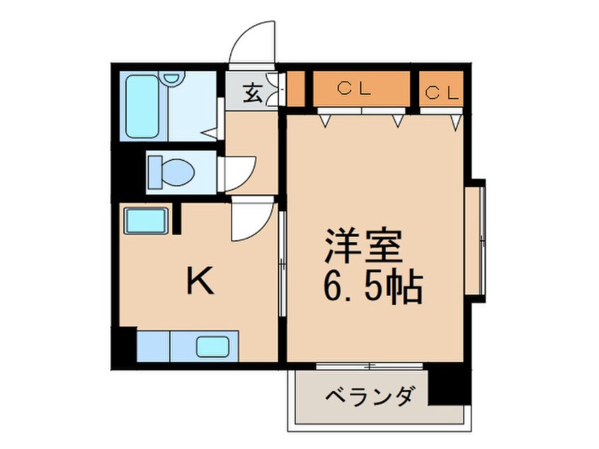 間取図 クロスステージ博多駅前