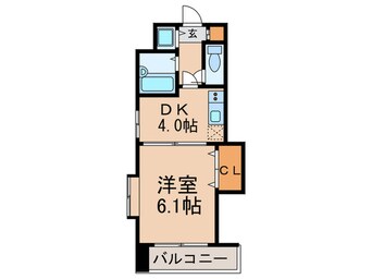 間取図 クロスステージ博多駅前