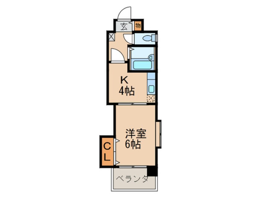 間取図 クロスステージ博多駅前