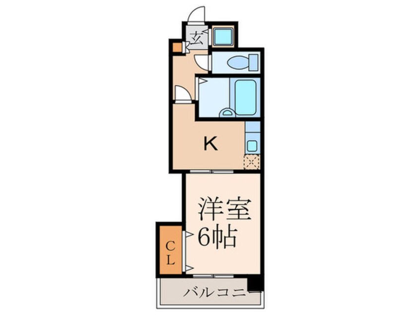 間取図 クロスステージ博多駅前