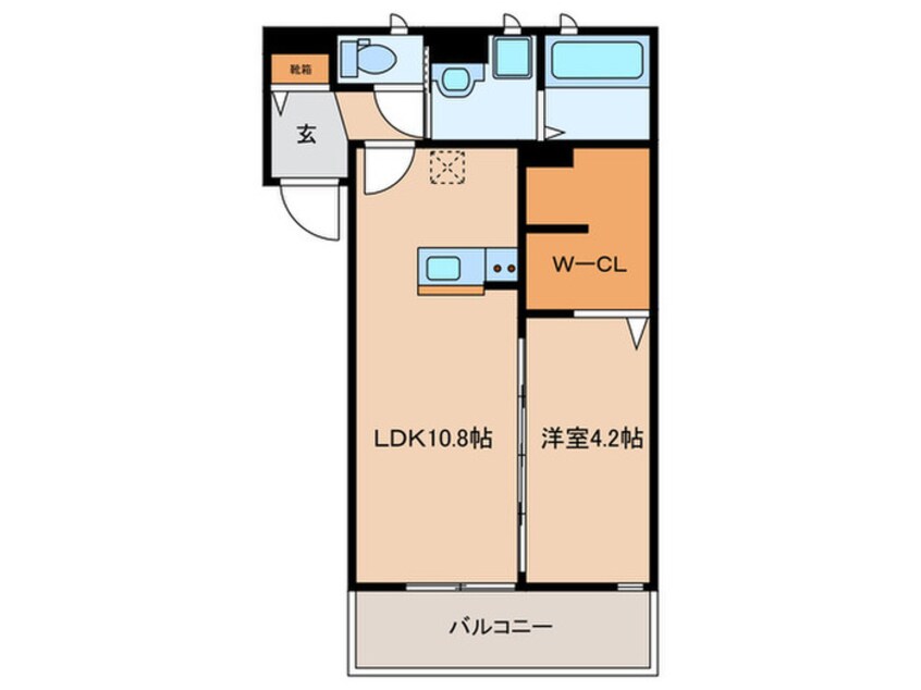 間取図 サンパーク大濠