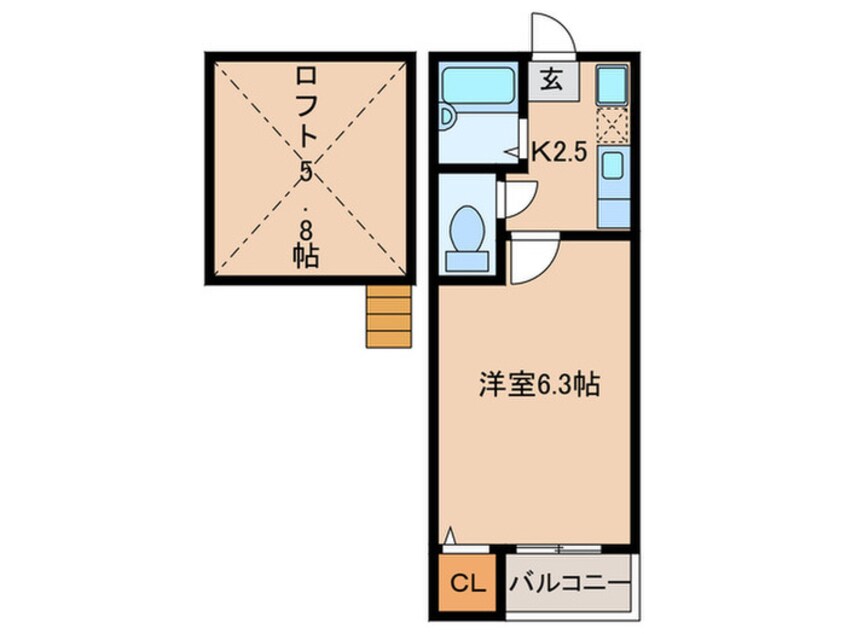 間取図 コスモオリンピア