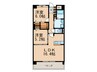 ソシオ 2LDKの間取り