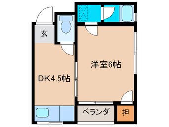 間取図 レディハイツ石井