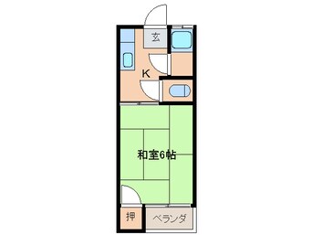 間取図 コーポかわはら