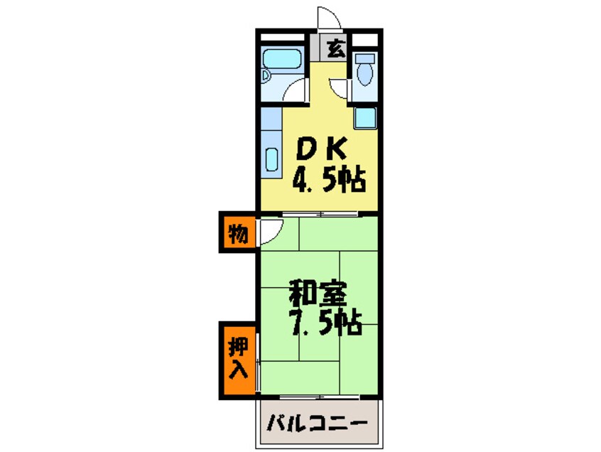 間取図 赤木ビル