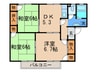 ロイヤルシェルＡ棟 3DKの間取り