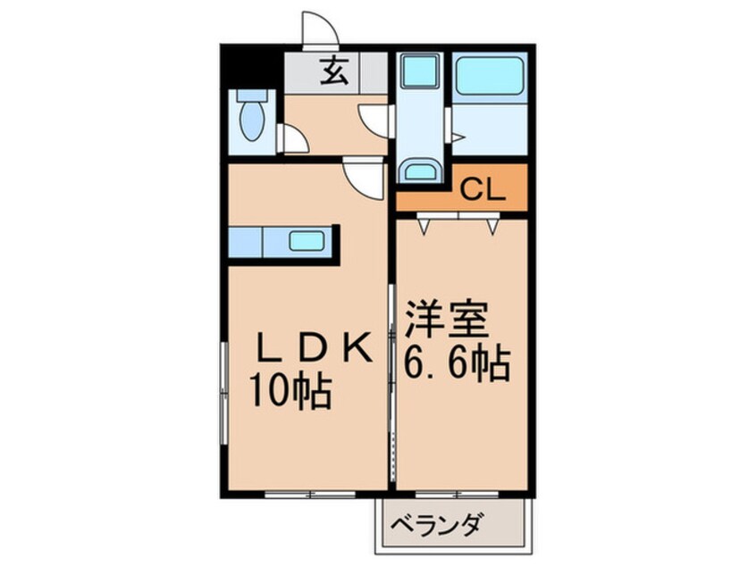 間取図 レジデンス深町