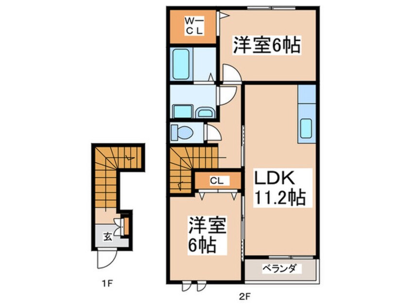 間取図 ルナ・カ－サ