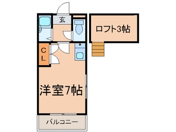 間取図 地行ハイツ